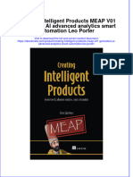 Creating Intelligent Products Meap V01 Generative Ai Advanced Analytics Smart Automation Leo Porter Online Ebook Texxtbook Full Chapter PDF