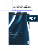 Ebook Educational Leadership and Nancy Fraser 1St Edition Jill Blackmore Online PDF All Chapter