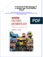 Essentials of Cultural Anthropology A Toolkit For A Global Age Third Edition Guest Online Ebook Texxtbook Full Chapter PDF