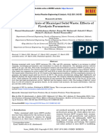 Catalytic Pyrolysis of Municipal Solid W