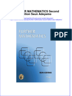 Ebook Further Mathematics Second Edition Seun Adeyemo Online PDF All Chapter