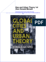 Ebook Global Cities and Urban Theory 1St Edition Donald Mcneill Online PDF All Chapter