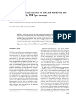 A Study of Chemical Structure of Soft and Hardwood and Wood Polymers by FTIR Spectros