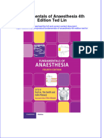 Ebook Fundamentals of Anaesthesia 4Th Edition Ted Lin Online PDF All Chapter