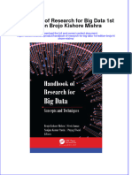 Ebook Handbook of Research For Big Data 1St Edition Brojo Kishore Mishra Online PDF All Chapter