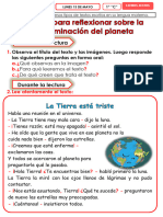 SEMANA 10 - La Tierra Está Triste - PLAN LECTOR