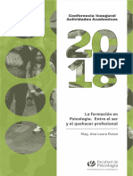 MODULO 1 - Russo, A.L. La Formacion en Psicologia. Entre El Ser y El Que Hacer Profesional. - Removed