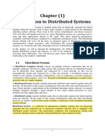 Chapter (1) Introduction To Distributed Systems