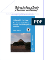 Living With Heritage The Case of Tsodilo World Heritage Site and Neighbouring Localities 1st Edition Stella Basinyi