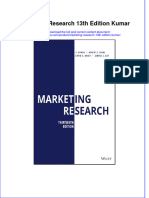 Ebook Marketing Research 13Th Edition Kumar Online PDF All Chapter