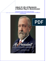 MR President A Life of Benjamin Harrison 1St Edition Ray E Boomhower Online Ebook Texxtbook Full Chapter PDF