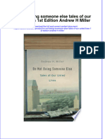 On Not Being Someone Else Tales of Our Unled Lives 1St Edition Andrew H Miller Online Ebook Texxtbook Full Chapter PDF