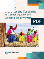 Bolivia, Challenges and Constraints