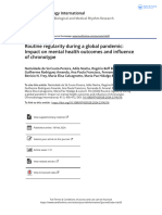 2024, Couto-Pereira Et Al - Routine Regularity During A Global Pandemic Impact On Mental Health Outcomes and Influence of Chronotype