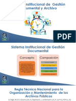 Sistema Institucional de Gestión Documental y Archivo