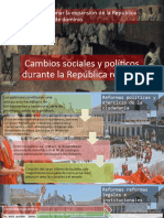 Cambios Sociales y Políticos Durante La República Romana