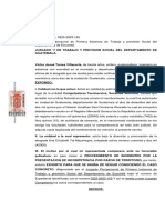 Derecho Procesal Laboral Incompetencia Por Territorio