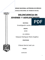 Investigación Social Cuantitativa - Delincuencia en Jóvenes y Adolescentes