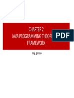 Chapter 2 JAVA Programming Theoretical Framework