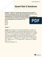 CAT 2018 Quant Slot 2 Solutions