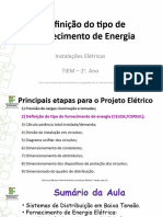 Aula 18a - Fornecimento e Padrão de Entrada de Energia