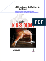 Textbook of Kinesiology 1St Edition V D Bindal Online Ebook Texxtbook Full Chapter PDF