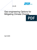 Geo-Engineering-0409 Options For Mitigating Climate Change