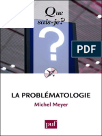 Meyer, Michel - La Problématologie - PUF (2010) (9782130615804)