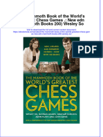 Ebook The Mammoth Book of The Worlds Greatest Chess Games New Edn Mammoth Books 200 Wesley So Online PDF All Chapter