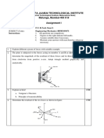 Mechanics Assignment - 1