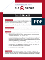 Devils Circuit Guidelines