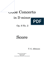 IMSLP882304-PMLP638557-Albinoni Oboe Con in D Minor Op9-2 Score