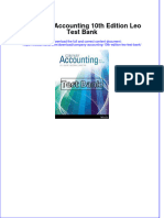 Full Company Accounting 10Th Edition Leo Test Bank Online PDF All Chapter