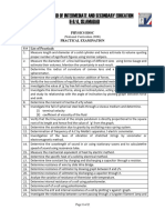 HSSC Physics List of Practical and Questions