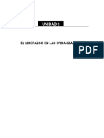 Unidad 3 El Liderazgo en Las Organizaciones