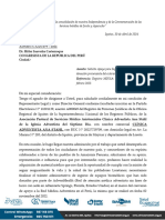 Carta Dirigida A Congresista Apoyo A Retiro Equipos Rev