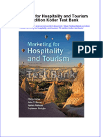 Full Marketing For Hospitality and Tourism 7Th Edition Kotler Test Bank Online PDF All Chapter