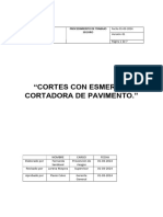 PTS Corte Con Esmeril y Cortadora de Pavimentos