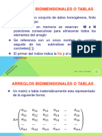 Arreglos Bidimensionales