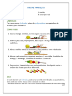 Texto Instrucional Frutas No Palito