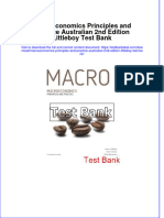 Full Macroeconomics Principles and Practice Australian 2Nd Edition Littleboy Test Bank Online PDF All Chapter