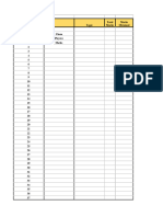 Test Analysis Sheet For JEE