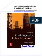 Full Contemporary Labor Economics 11Th Edition Mcconnell Test Bank Online PDF All Chapter