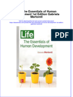 Full Ebook of Life The Essentials of Human Development 1St Edition Gabriela Martorell Online PDF All Chapter