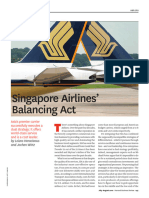 Singapore Airlines' Balancing Act