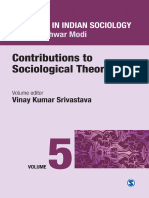 SRIVASTAVA, Vinay Kumar (Ed.) - Readings in Indian Sociology - Volume V - Contributions To Sociological Theory (2013)