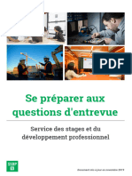 Se Preparer Aux Questions D Entrevue