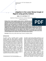 Geophysical Investigation in The Lower Benue Troug