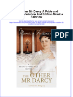 Full Ebook of The Other MR Darcy A Pride and Prejudice Variation 2Nd Edition Monica Fairview Online PDF All Chapter