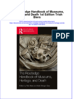 Full Ebook of The Routledge Handbook of Museums Heritage and Death 1St Edition Trish Biers Online PDF All Chapter